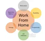 Work with smartphone from home only females