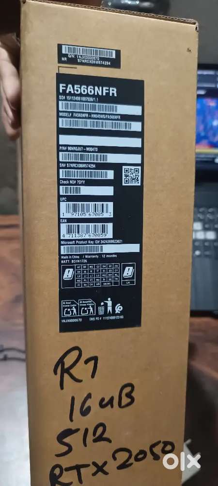 Asus A15 tuf gaming laptop