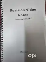 Marrow Rivision Notes 6.5