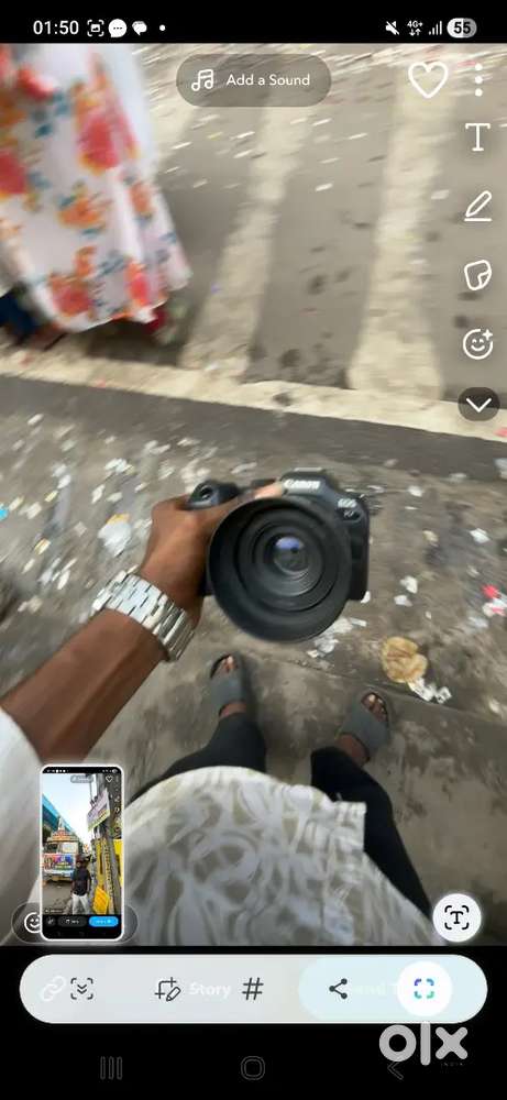 Canon r7 mirror less Body with 50mm lens