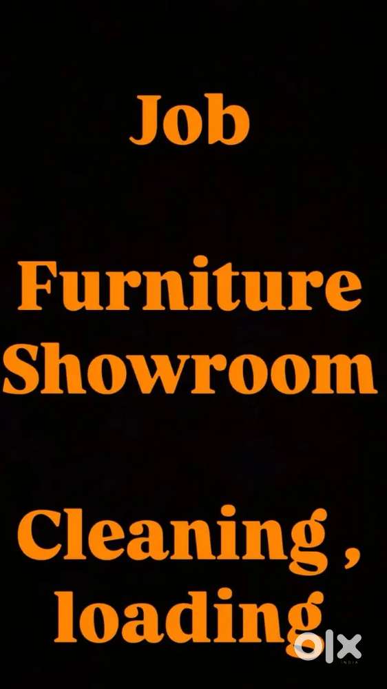 Part Time & Full time both available, Furniture showroom