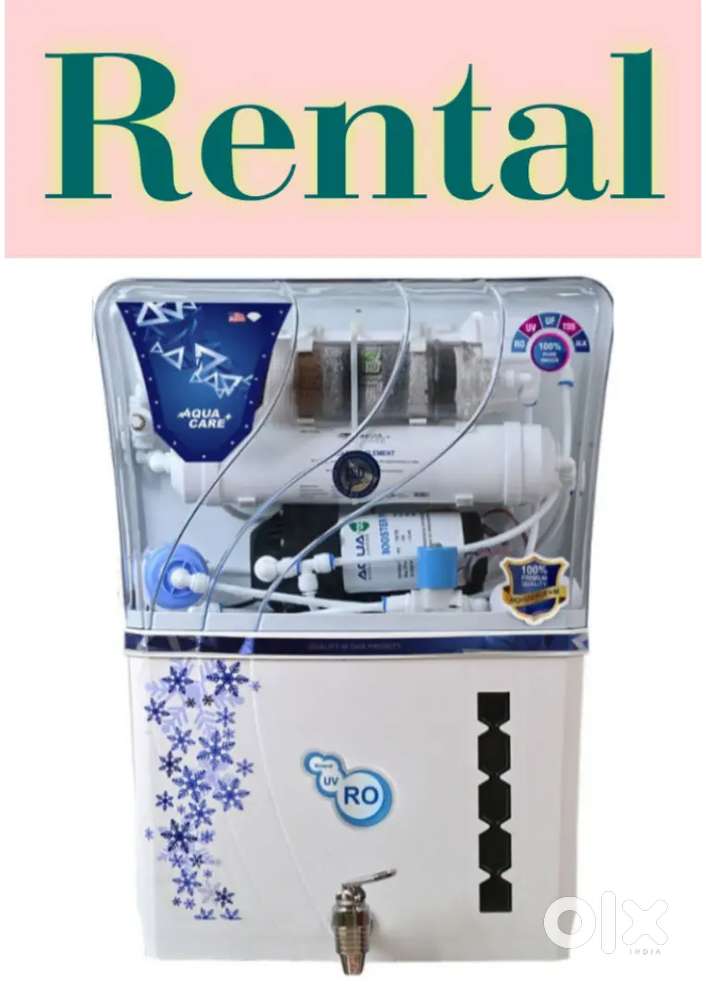 Water purifier available on rent