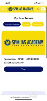SPM IAS ACADEMY Foundation - APSC