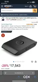 Elgato hd60x 4 k recoding and streaming device fully new device
