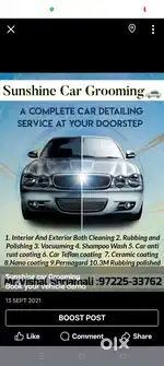 Sun shine car grooming