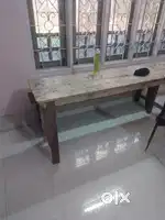 Desk and bench