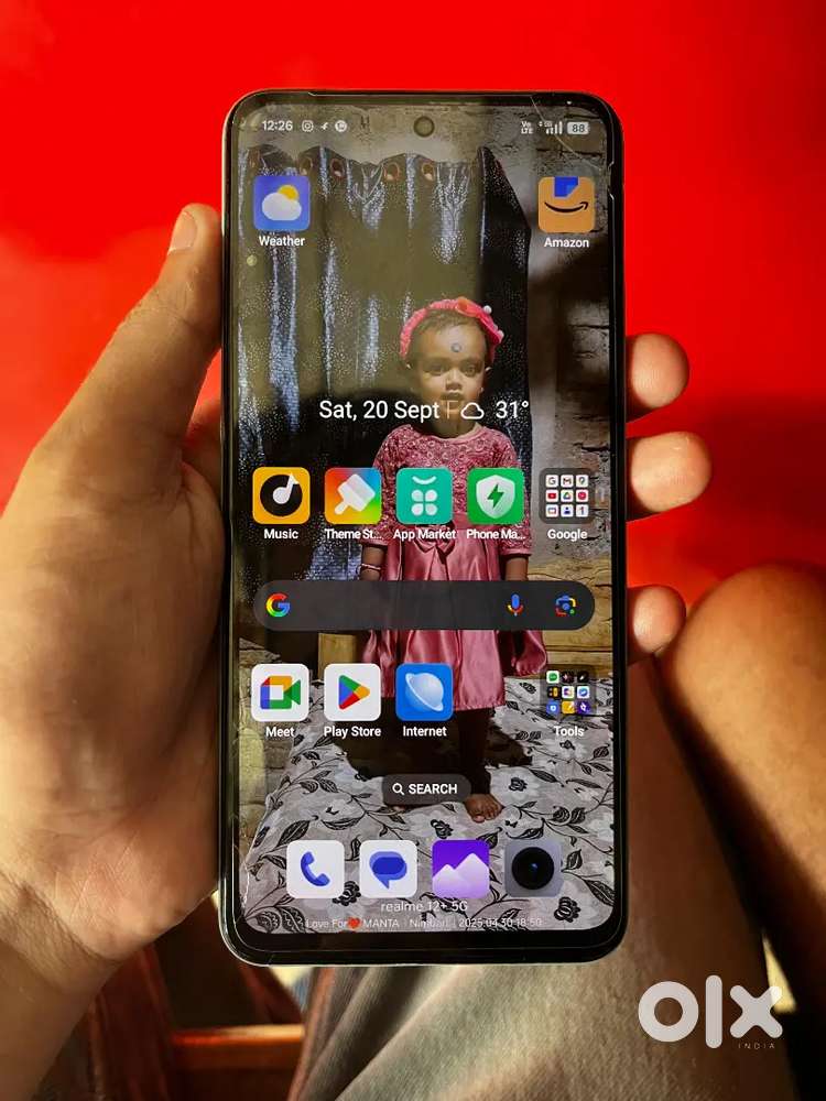 Realme 12 plus (8gb ram 128 memory)