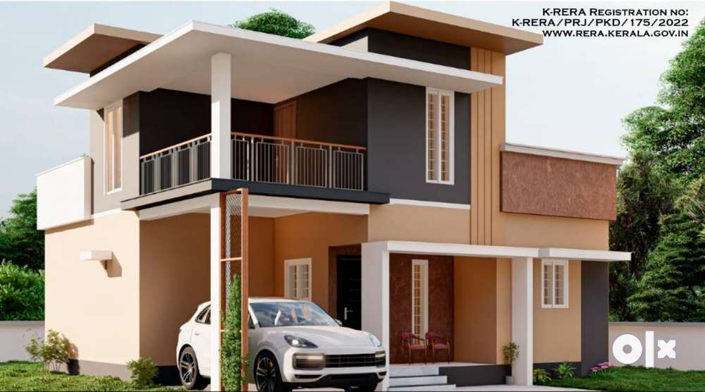Below 50 Lakhs!!!Brand New Modern House For Sale in Palakkad Town