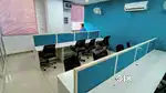 Office Space 16 Seats with BOSS cabin and HR Cabin Fully furnished