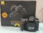 Nikon d7200 only body with battery box bag charger starp & memory