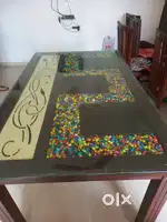 Wooden dining table