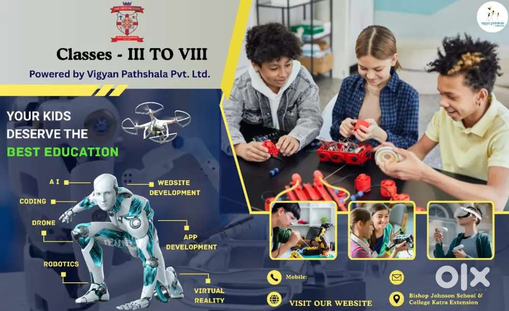 Robotics teacher or Computer coding knowledge allahabad