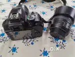 Nikon camera and lens