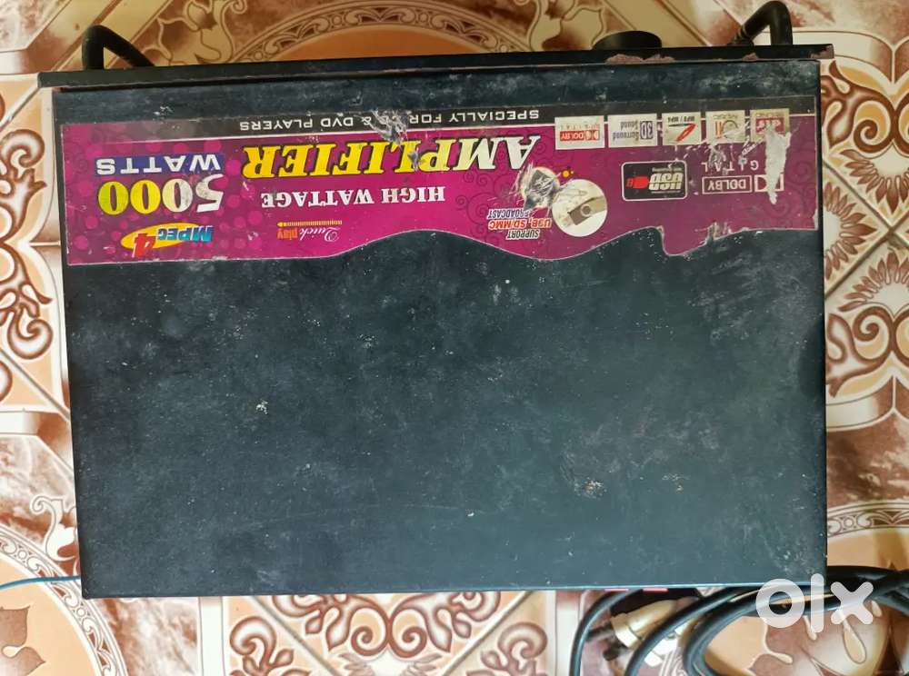 5000w Amplifier and Woofer