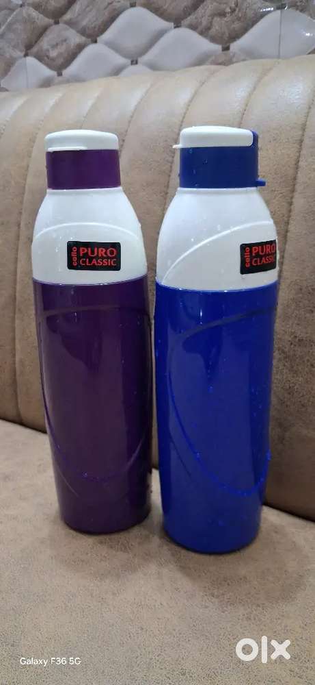 New cello water bottles on factory prices