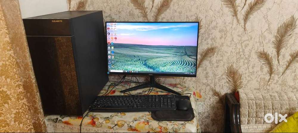 High-Performance PC – Ryzen 7, 32GB RAM, SSD + 1TB HDD, 24” Monitor