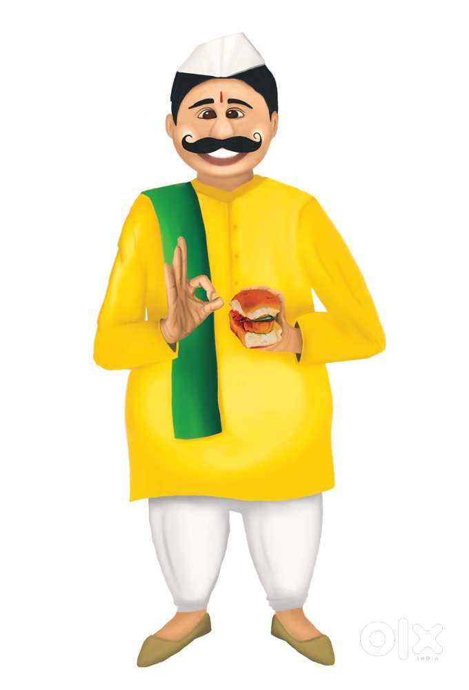 Tea , vada pav, samosa, and rass omelette