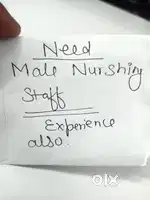 Male Nurshing staff or medical knowledge