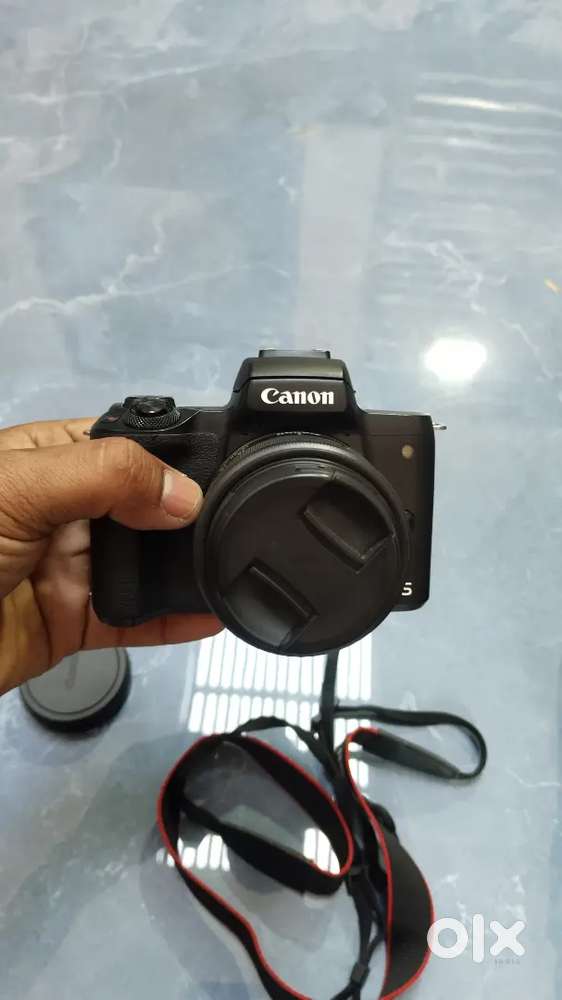 Canon Eos M50 15+45 Lens And All Accessories