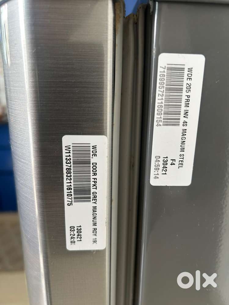 Whirlpool fridge WDE 205 PRM INV 4S MAGNUM STEEL