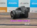 Canon EOS 200D Mark II DSLR Camera with EF-S 18-55mm IS STM Lens Kit .