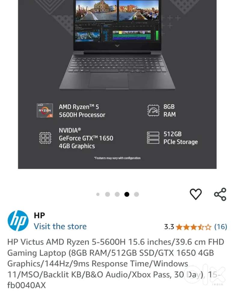 HP VICTUS GAMING LAPTOP