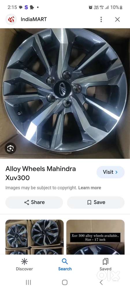 Alloy whells xuv300