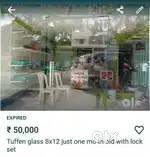 Tuffen glass for Shops