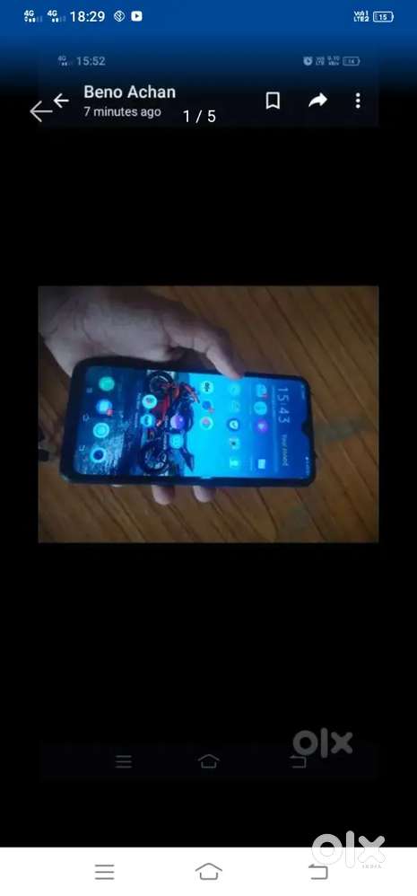 Vivo 1901 in good condition for sale 4gb ram 64gb storage