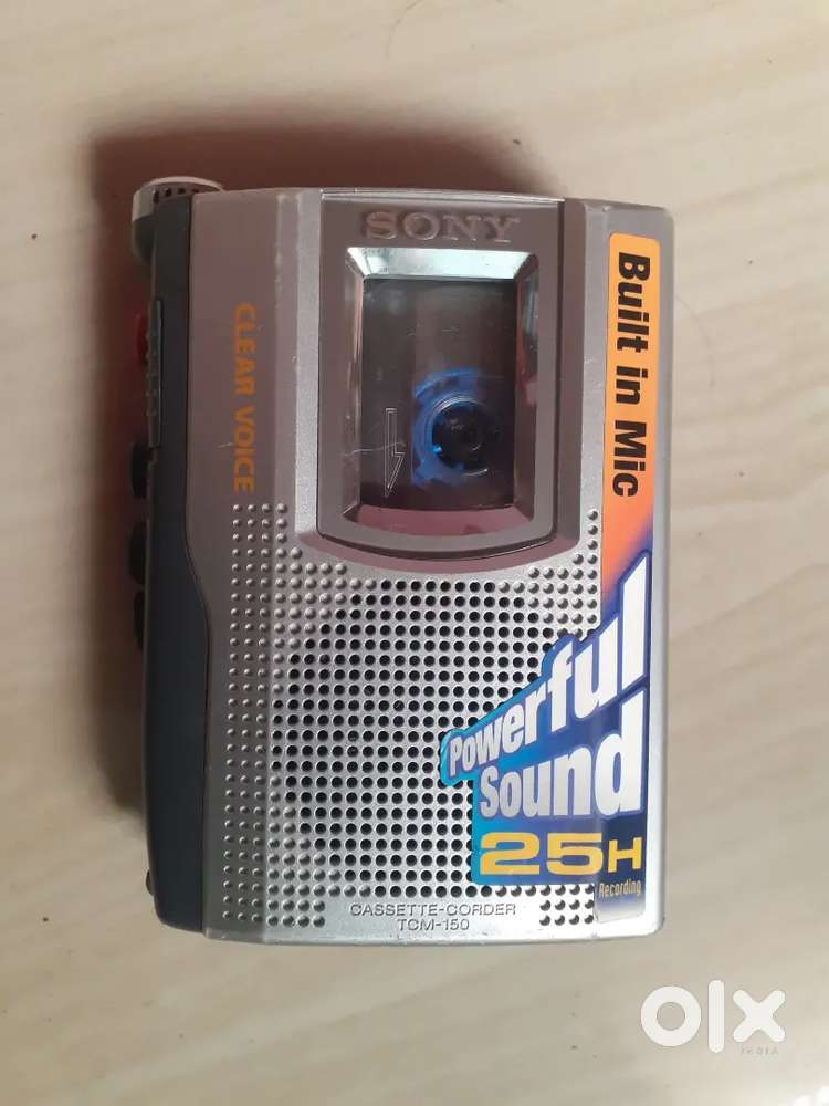 The product is a Sony TCM-150 Standard Cassette Voice Recorder