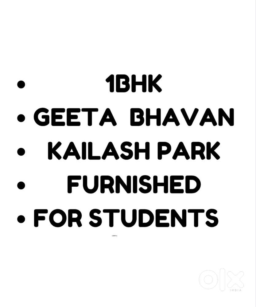 1BHK Geeta bhavan Kailash Park