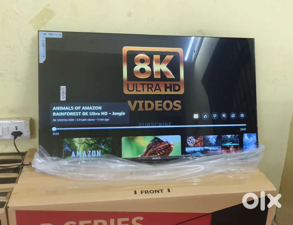 55 inch sony smart Android frameless oled 4k 3yr display waranty 30000