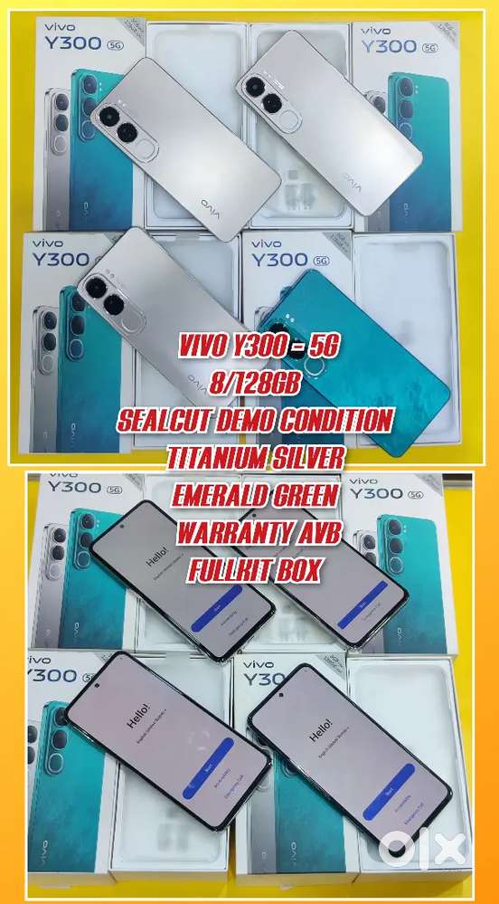 VIVO Y39 5G/ VIVO V50 5G / V50E 5G / Y300 5G MOBILE DEMO STOCKS