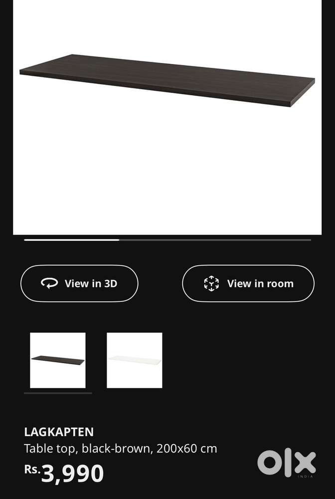 Height adjustable table - IKEA Lagkapten/Olov