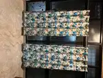 Floral Print Matt finish room darkening curtains