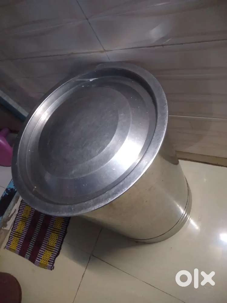 Steel drum without tap