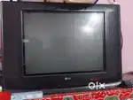 Lg tv in black color in working condition