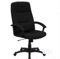 revolving black office chair office furnitures