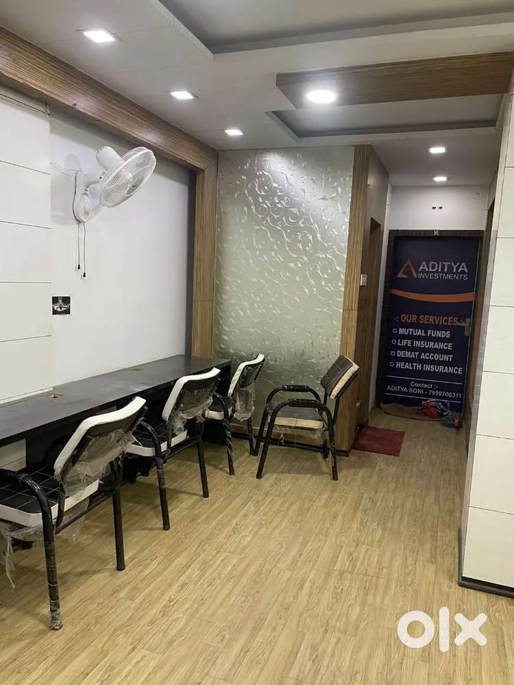 Fully Furnished office at New Palasia 56 dukkan above Titan showroom