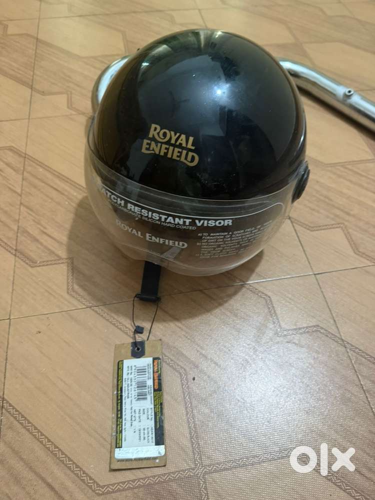 Bullet standard 350 original bent pipe and helmet for sale