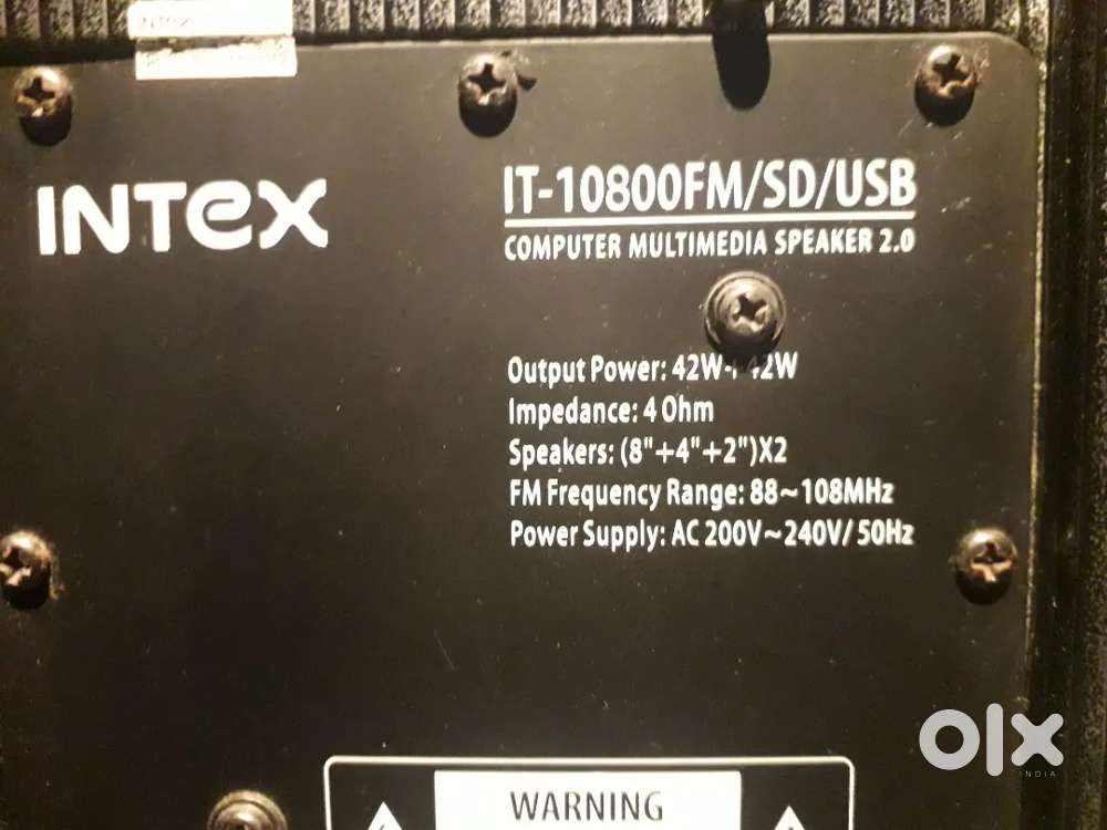 Speakers Intex