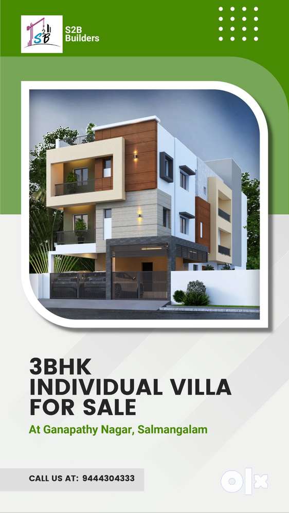 3BHK individual duplex villa at Ganapathy Nagar, Padappai