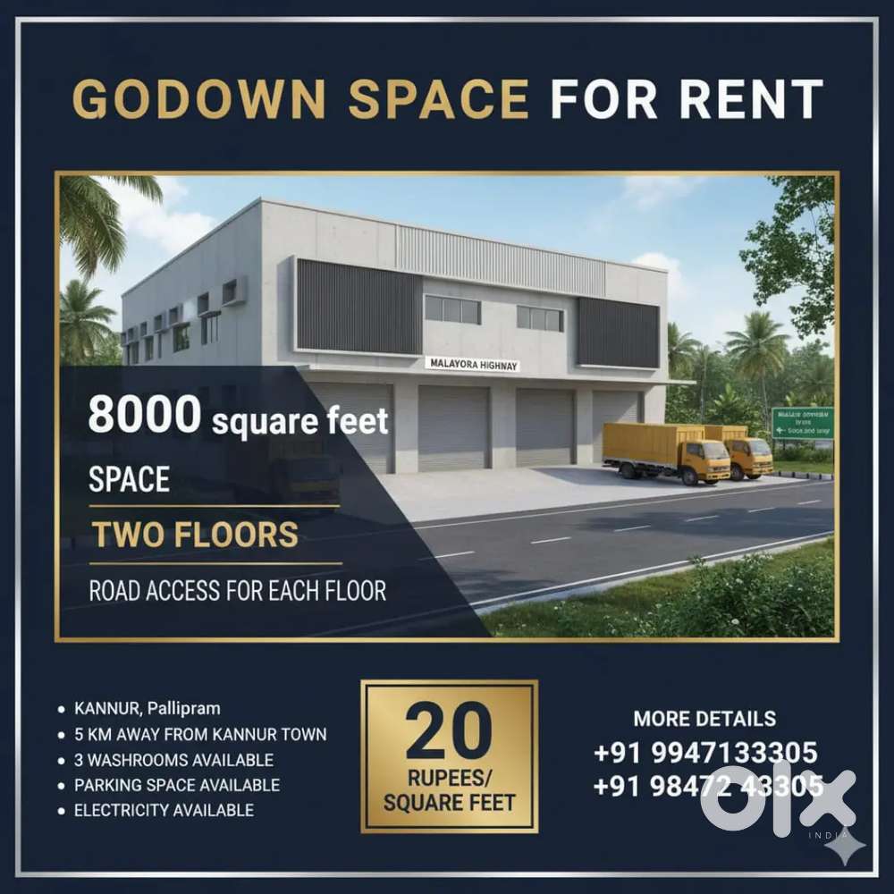 Godown space for rent