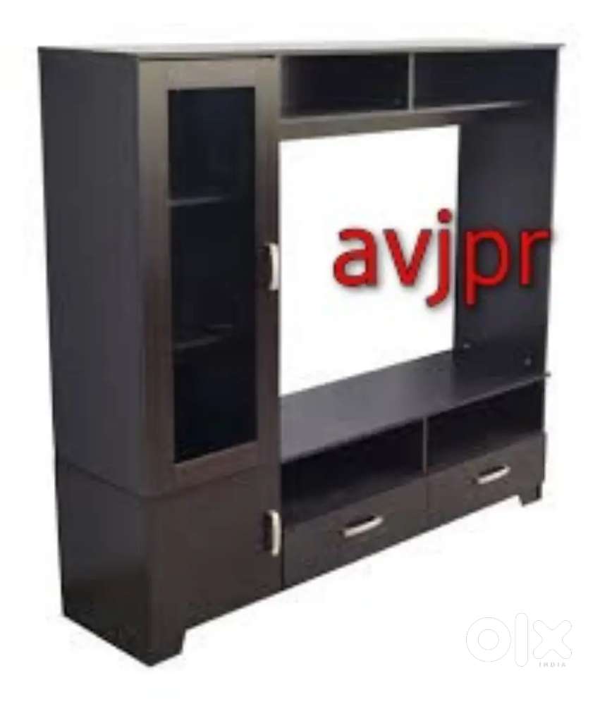 New full size wooden LED stand TV cabinet