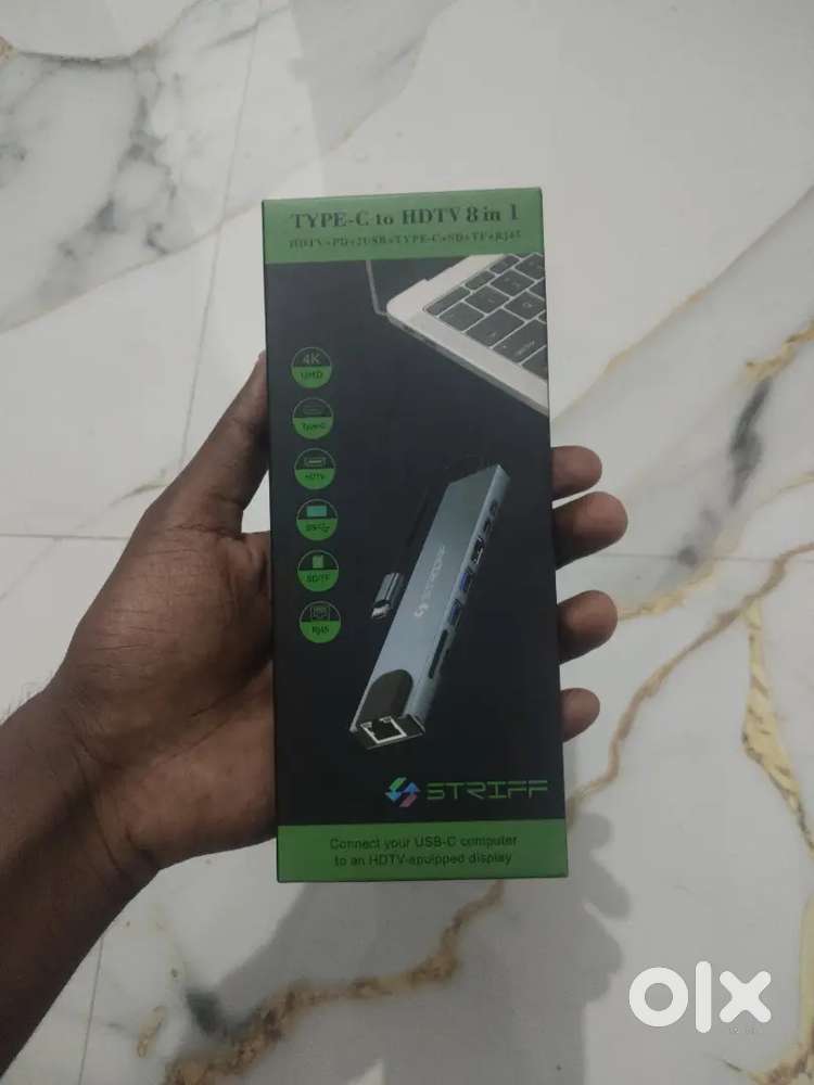 Type-c to HDTV 8 in 1 USB HUB