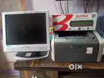 Monitor and Printer