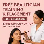 FREE beautician training and placement for two months