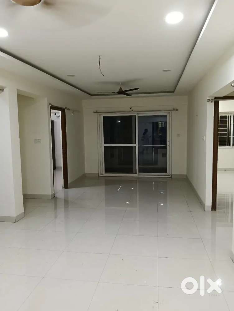 Semi furnished with AC's and gysers 3bhk for rent in a gated community