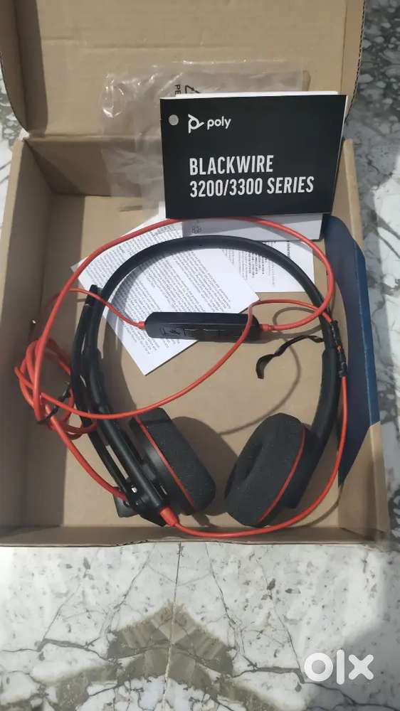 Untouched brand new Poly blackwire 3200/3300 series
