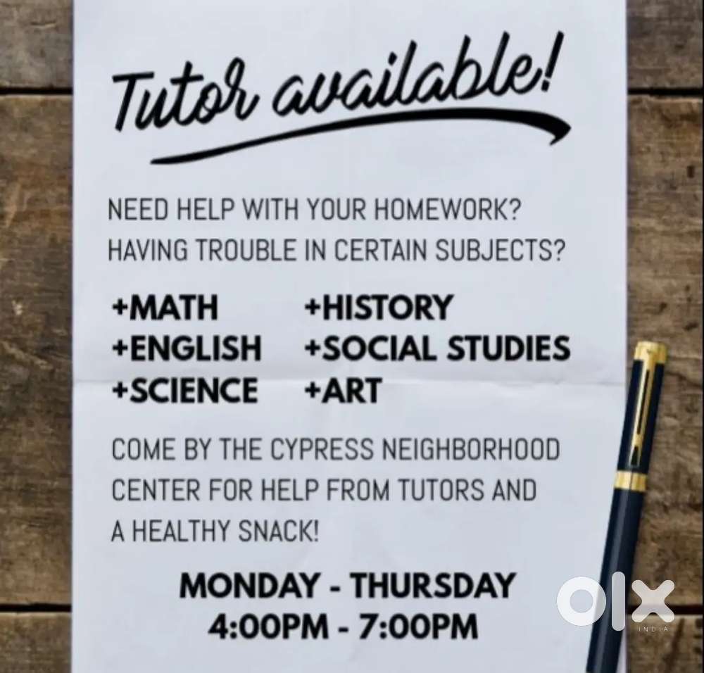 Students required for tution